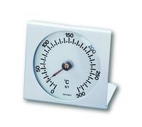 TFA Dostmann Thermomètre de four analogique, 14.1004.55, aluminium, résistant à la chaleur, mesure de la température dans le four, argenté