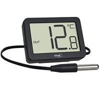 TFA Dostmann Digitales Innen-Außen-Thermometer Thermomètre noir