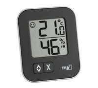 TFA Dostmann thermomètre -hygromètre numérique Moxx, 30.5026.02, pour le contrôle du climat intérieur, température intérieure, pour l'intérieur, blanc