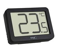 TFA Dostmann Thermomètre noir 30.1065.01