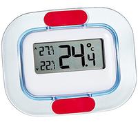 TFA Dostmann Thermomètre numérique pour réfrigérateur/congélateur, 30.1042, affichage des valeurs maximales et minimales, thermomètre conforme à la norme EN13485, blanc/bleu