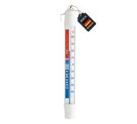 TFA Dostmann Thermomètre pour réfrigérateur,14.4003.02.01, haute précision, pour contrôler le réfrigérateur et le congélateur, blanc (Lot de 6)