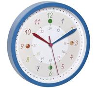 Horloge murale TFA Dostmann 60.3058.06.90 à quartz 308 mm x 44 mm bleu