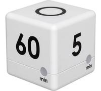 TFA Dostmann Timer Cube Minuteur blanc numérique
