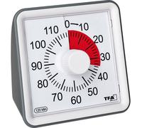 TFA Dostmann Timer VISUAL Minuteur blanc analogique