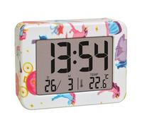 TFA Dostmann Unicorn Réveil Enfants Mini, 60.2044.41, avec Date et température intérieure, Alarme de réveil, Fonctionne sur Piles, pour Chambre d'enfant, Cartable, Cadeau de Noël, Motif Licorne