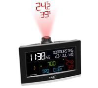 TFA Dostmann VIEW SHOW 35.8002.01 à quartz Horloge de table WiFi numérique noir