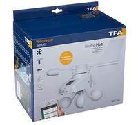 TFA Dostmann Weatherhub Coupe-Vent Solaire sans Fil avec Surveillance Via Le Smartphone Blanc
