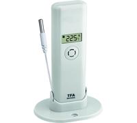TFA - Émetteur de température avec sonde à câble étanche WEATHERHUB 30.3313.02 - blanc