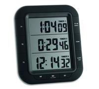 TFA - Horloge numérique triple TRIPLE TIME XL 38.2023 - noir