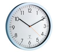 TFA - Horloge - Quartz - convient pour montage mural - 30.5 cm - bleu clair