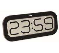 TFA - Horloge radiopilotée digitale avec sonnerie des heures BIMBAM - 60.4514.01 - noir