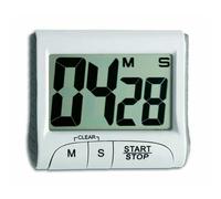 TFA Dostmann Minuteur et chronomètre numérique 38.2021.02 – Chronomètre à œufs, 99min59s, blanc