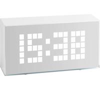 TFA - Réveil numérique avec chiffres lumineux TIME BLOCK 60.2012 - blanc