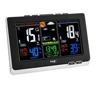 Station météo radiopilotée numérique TFA Dostmann 35.1129.01 noir (mat)
