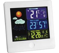TFA Dostmann Station météo intérieure et extérieure Sun, 35.1133.02 Prévisions météorologiques avec écran couleur Contrôle du climat intérieur, blanc