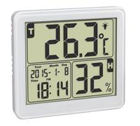 TFA - Thermo-hygromètre digital 30.5042 - blanc noir