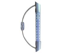 TFA Thermomètre à fenêtre Orbis Analogue - Support en acier inoxydable - Blister