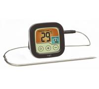 Thermomètre de barbecue mécanique TFA Dostmann 14.1509.01 surveillance de la température à coeur, avec écran tactile, capteur filaire