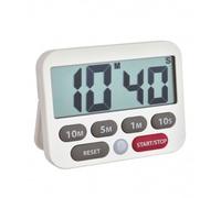 TFA Timer Minuteur et chronomètre numérique, blanc blanc numérique (38.2038.02)