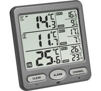 TFA Trio - Thermomètre - numérique - sans fil - gris