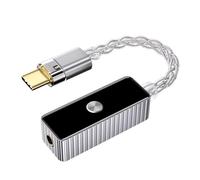 TFAOYS Amplificateur de casque de type C 3,5 mm, adaptateur auditif numérique haute résolution pour smartphones, ordinateurs portables, cartes son externes pour téléphones portables