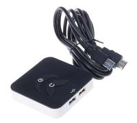 TFAOYS Bouton d'alimentation externe pour ordinateur de bureau, bouton OFF, contrôle de l'alimentation différente, USB3.0 pour transfert de données commutateurs USB