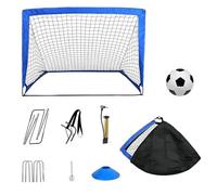 TFAOYS But de football pliable robuste avec filet en polyester robuste et tiges en fibre de verre pour les sports d'équipe et les meilleurs joueurs de football juvéniles