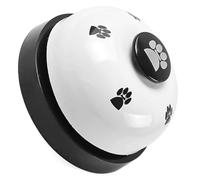 TFAOYS Ding de dressage de chien réactif pour jeu de toilettes pour enseigner un son fort en métal Animal Trainer Bouton de queue