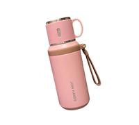 TFAOYS Gobelets à café thermiques contemporains avec joint en silicone anti-fuite, construction robuste en acier inoxydable pour boissons chaudes, boissons glacées, tasses thermiques tendance pour