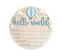 TFAOYS Souvenirs uniques pour bébé pour écrire le nom, le poids, la hauteur et l'heure de naissance pour écrire le nom, le poids, la hauteur et l'heure de naissance avec espace pour écrire des étoiles