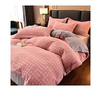 Tfbhl Couette de Couette Ensemble Hiver Hiver épaissis de Couvre-Couette en Velours en veiltte en