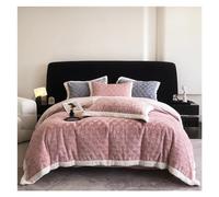 TFBHL Coupe DE Coupe Set Milk Flanelle 4 pièces Épaissison épaissis à Double Face Corail Velvet Flanlle Chaude Couvre de Couette d'hiver Couverture de Couette complète (Couleur: 5, Taille: 1,8 m