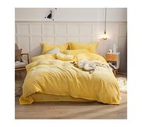 TFBHL Couvrette de Couette Ensemble de Couvre-Couette en Flanelle d'hiver Couleur de Couleur Unie Douce Coral Chaud Gee Keep Chyd Corbougle Lavage des Textiles de litière de la literie pour la