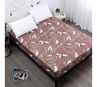 Tfbhl Fichet ajusté avec Bande élastique de 25 cm de Matelas en Cartouches draps de lit sur la Nappe de lit élastique Protecteur de Matelas (Couleur: G, Taille: 120x200x25cm)