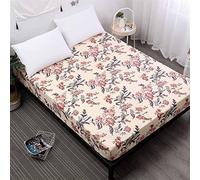 Tfbhl Fichet ajusté avec Bande élastique de 25 cm de Matelas en Cartouches draps de lit sur la Nappe de lit élastique Protecteur de Matelas (Couleur: B, Taille: 80x200x25cm)
