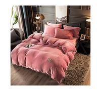 Tfbhl lit Feuille de Feuille de Couvre-Coque en Veille en Veille Ultra Douce Chaude Double Couvre-Coquette de Couette Luxe de Couvre-Couche en Flanelle Confortable de la Collection de literie de
