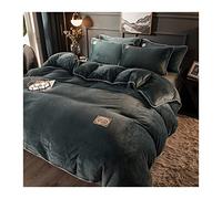 Tfbhl lit feuille de feuille de couvre-couette en veette en veette ultra soft chaude double couvre-coquette de couette luxueuse à couvre-couche en flanelle confortable Collection de literie de literie