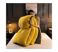 Tfbhl Lits draps Ensemble en Velours couchet de couchet de Couvre-literie 150x200 180x220 220x230 Luxury de Luxe Hiver Chaussé Flee-Neige Couleurs de lit de lit (Couleur: E, Taille: 48x74