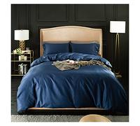 TFBHL Parure de lit de luxe Ensemble de literie en coton ultra doux 3/4pcs Multi Solid Twin Queen King = Taille Couvertures Duvet Ensemble de Doudounes avec Verres d'angle Femone Plat