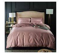 TFBHL Parure de lit de luxe Ensemble de literie en coton ultra doux 3/4pcs Multi Solid Twin Queen King = Taille Couvertures Duvet Ensemble de Doudounes avec Verres d'angle Femone Plat