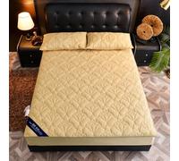 TFBHL Protège-Matelas matelassé, Housse entièrement zippée à 360°, Respirante, Drap-Housse, H-160 x 200 + 25 cm