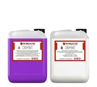 TFC Caoutchouc Silicone Type 26, Approprié pour les aliments, 1:1, souple Shore 26 - Lilas/Blanc, résistant à la chaleur jusqu'à 260°C, idéal pour les moules à pâtisserie et les moulages corporels