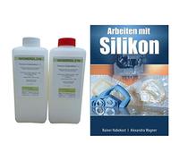 TFC Troll Factory Wagnersil Premium 21 NO transluzent Shore 21 EFZ 30 min 1:1 en kit avec livre de travail en silicone de Rainer Habekost et Alexandra Wagner - Dimensions : 2 kg (2x1 kg)