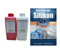 TFC Troll Factory Wagnersil Premium 22 NF Rose Shore 25 EFZ 30 min 1:1 en kit avec livre de travail en silicone Rainer Habekost et Alexandra Wagner - Taille : 1 kg (2 x 500 g)