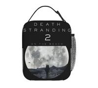 TFDGDGH Death Stranding 2 on The Beach Merch Sac À Lunch Isolé pour Bureau Jeu Vidéo Boîte Alimentaire Glacière Portable Boîte À Lunch Thermique