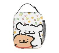 TFDGDGH Dessin animé Mignon Chien Maltais Isotherme Sac à Lunch Grand récipient de Repas Sac Isotherme fourre-Tout boîte à Lunch collège en Plein air Hommes Femmes