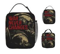 TFDGDGH La Guerre ne Change jamais Sac à Lunch Boîte à Lunch de Pique-en Plein air Conception Graphique Mignonne Sacs à Main fourre-Tout Thermiques Oxford Sac Isotherme Pratique