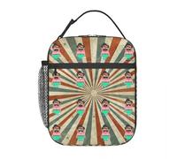 TFDGDGH Personnalisé Comment d-duolingos Ses Personnages du Monde Boîte à Lunch Portable pour glacière Thermique Multifonction Sac à Lunch Isotherme Alimentaire