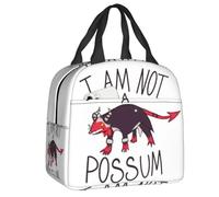 TFDGDGH Personnalisé Je ne suis Pas Un Patron Dessin animé Possum Helluva Boss Boîtes à Lunch Portables Femmes Glacière étanche Thermique Alimentaire Sac à Lunch Isotherme